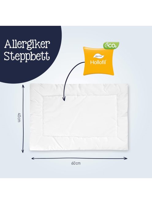 Julius Zöllner Hygienia párna, 95 °C-on mosható, 40 x 60 cm. OUTLET termék