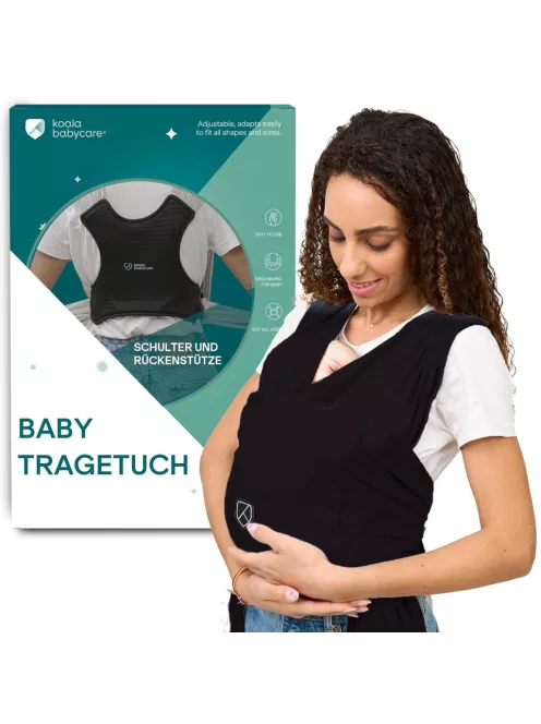 Koala Babycare babahordozó, max 9 kg-fekete, OUTLET termék