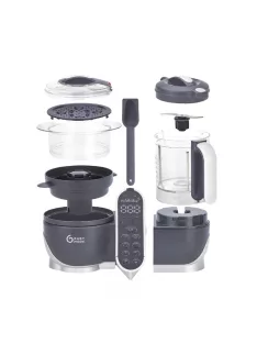   Babymoov Nutribaby Plus turmix és páróló bébiétel-készítő - szürke, OUTLET termék
