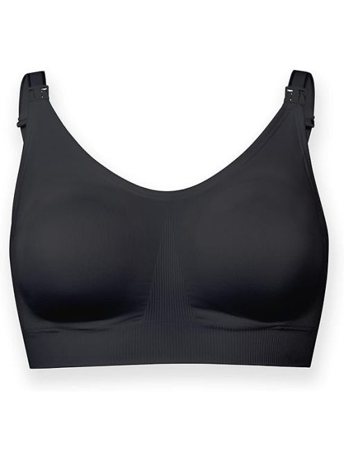 Medela Ultimate BodyFit szivacsbetétes kismama melltartó S méret-fekete, OUTLET termék