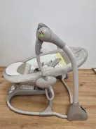Ingenuity Hugs & Hoots bébihinta Swing and Go Portable Swing, összecsukható és hordozható bébihinta, 5 ringatási sebesség, születéstől 9 kg-ig OUTLET termék