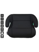 BabyGO ülésmagasító az új I-Size  (125–150 cm), fekete OUTLET termék