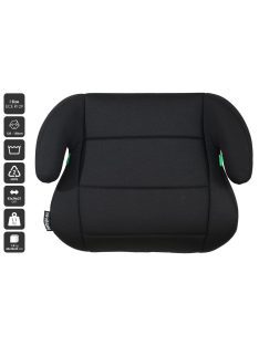 BabyGO ülésmagasító az új I-Size  (125–150 cm), fekete OUTLET termék