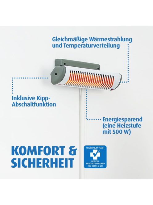 Reer EasyHeat Flex hősugárzó, OUTLET termék