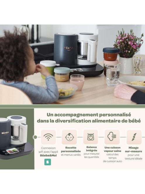 BÉABA - Babycook Smart - Okos bébiétel-készítő, OUTLET termék