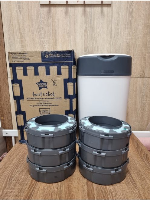 Tommee Tippee Twist and Click pelenkatartó 6x utántöltő. OUTLET termék