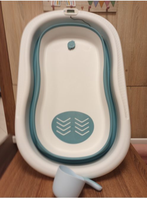 Einesin XXL összecsukható babakád vízhőmérővel. OUTLET termék