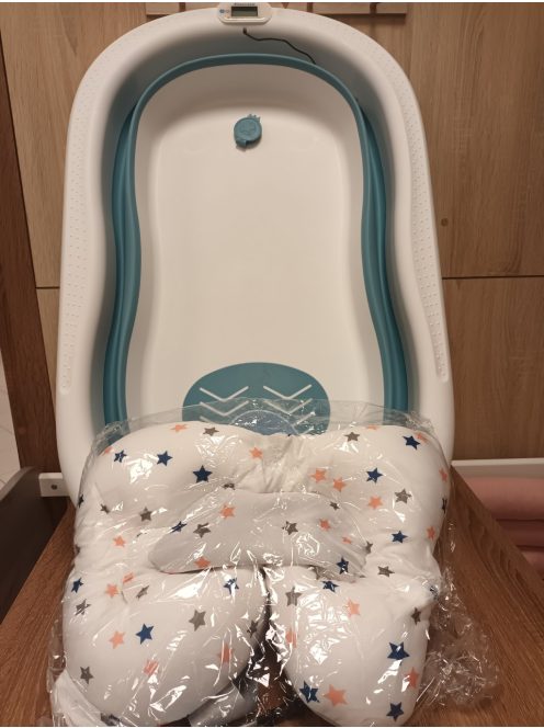 Einesin XXL összecsukható babakád vízhőmérővel. OUTLET termék