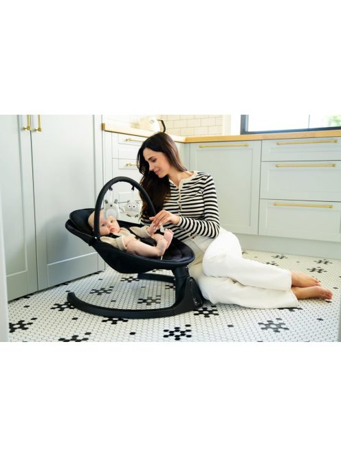 MoMi KENANI ONYX baba ringató, 9 kg-ig , Bluetooth. OUTLET termék