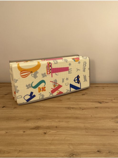 Játékszőnyeg, összehajtható, 2 oldalas, 200x180x1,5cm Outlet termék