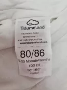 Träumeland téli hálózsák, vatelinnel bélelt, pamut, 80-86-os méret TOG 2,5 - OUTLET termék