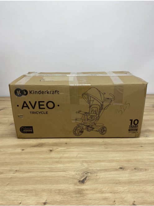 Kinderkraft Aveo tricikli 9 hónapos kortól 25 kg-ig- Outlet termék