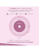 Comfort Shells természetes mosható betét (2db) és 2db kagyló mellbimbóvédő- S méret, OUTLET termék