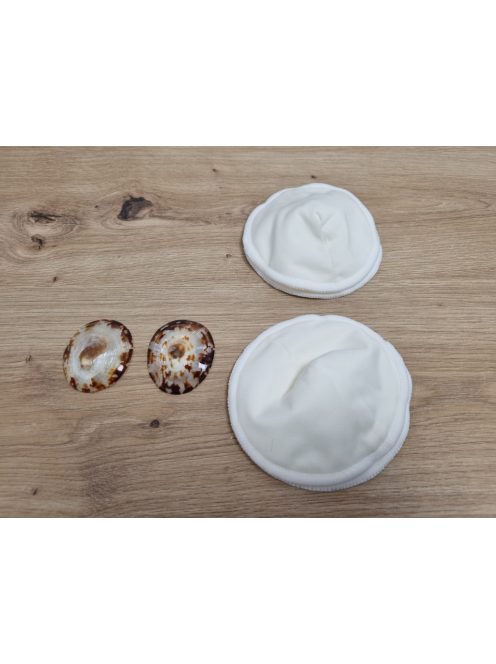 Comfort Shells természetes mosható betét (2db) és 2db kagyló mellbimbóvédő- S méret, OUTLET termék