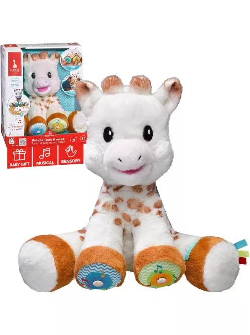 Sophie la Girafe Touch and Play zenélő plüss, OUTLET termék