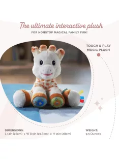   Sophie la Girafe Touch and Play zenélő plüss, OUTLET termék