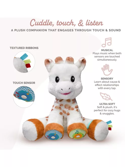 Sophie la Girafe Touch and Play zenélő plüss, OUTLET termék
