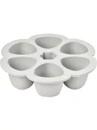 BÉABA Prémium minőségű szilikonos ételtartó - szürke, 6x150 ml, OUTLET termék