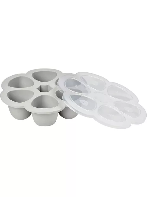 BÉABA Prémium minőségű szilikonos ételtartó - szürke, 6x150 ml, OUTLET termék