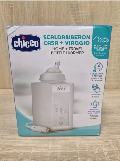  Chicco hordozható -autós és otthoni- cumisüveg melegítő, OUTLET termék