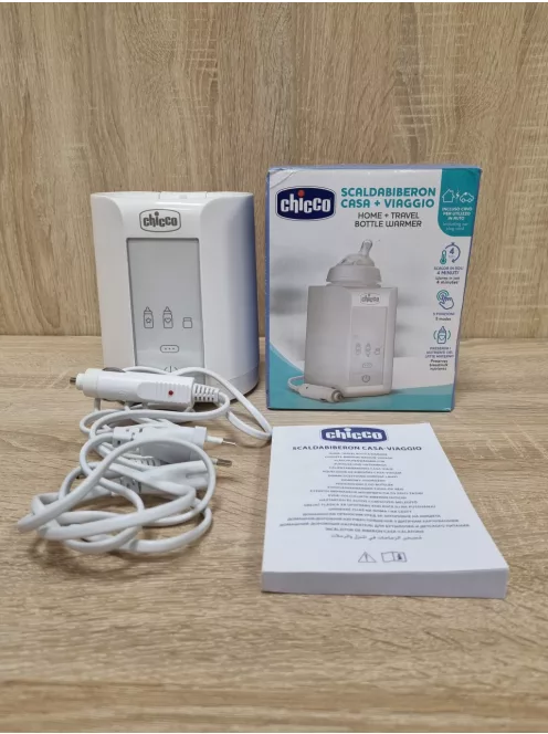  Chicco hordozható -autós és otthoni- cumisüveg melegítő, OUTLET termék