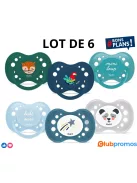 Dodie 6 db-os szilikon cumi szett 6+hó, OUTLET termék