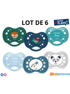 Dodie 6 db-os szilikon cumi szett 6+hó, OUTLET termék