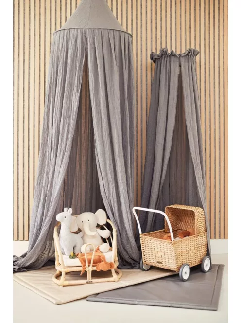 Jollein Canopy Vintage baldachin 245 cm-Soft Grey, OUTLET termék