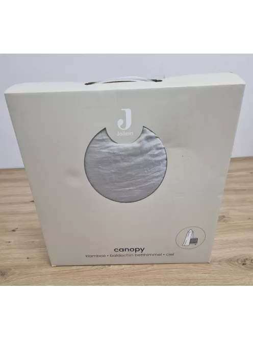 Jollein Canopy Vintage baldachin 245 cm-Soft Grey, OUTLET termék