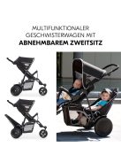 Hauck Freerider, születéstől, testvér babakocsi esővédővel - Outlet termék