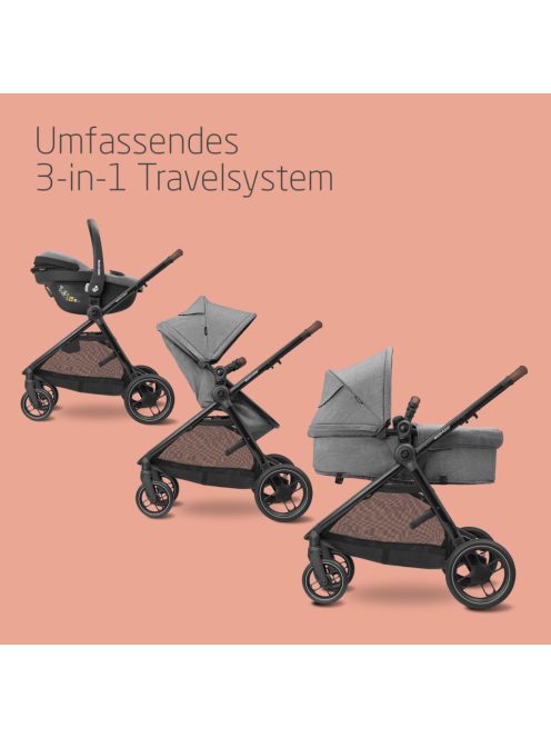 Maxi Cosi Zelia S Trio 0-22 kg, újszülött- 4 éves korig. Outlet termék