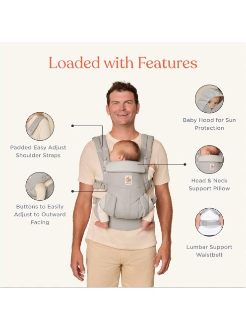 Ergobaby Omni 360 4 pozíciós babahordozó. OUTLET termék