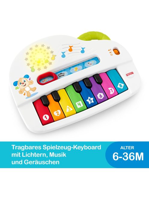 Fisher Price Laugh & Learn Piano, NÉMET nyelvű,  OUTLET termék