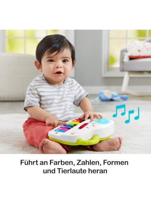 Fisher Price Laugh & Learn Piano, NÉMET nyelvű,  OUTLET termék