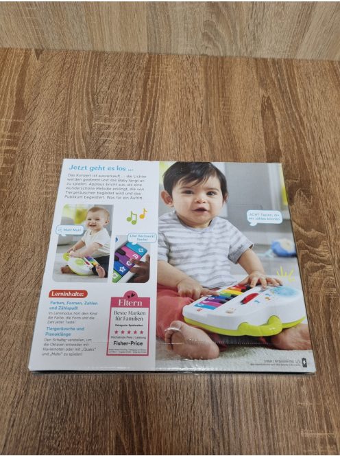 Fisher Price Laugh & Learn Piano, NÉMET nyelvű,  OUTLET termék