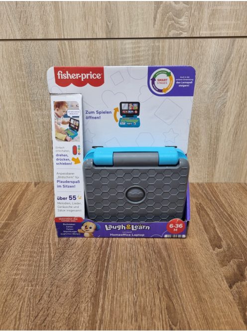 FISHER-PRICE Tanulós irodai laptop NÉMET nyelvű. OUTLET termék