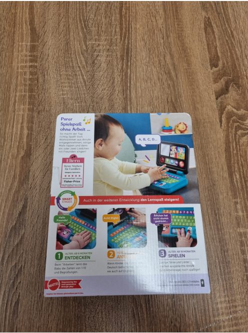 FISHER-PRICE Tanulós irodai laptop NÉMET nyelvű. OUTLET termék