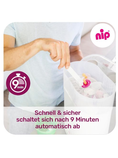 NIP elektromos cumisüveg-sterilizáló. OUTLET termék