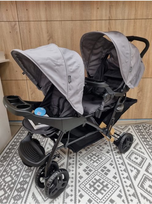 GRACO Stadium Duo testvér babakocsi Titanium OUTLET termék.