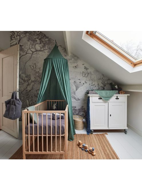 Jollein Canopy Vintage hamvaszöld baldachin 245 cm, OUTLET termék