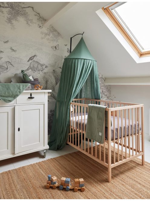 Jollein Canopy Vintage hamvaszöld baldachin 245 cm, OUTLET termék
