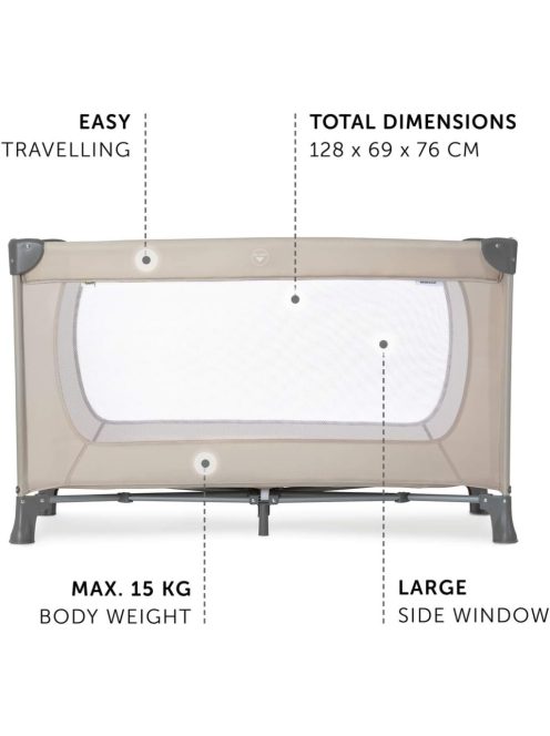 Hauck Dream N Play utazóágy 120x60cm. OUTLET termék