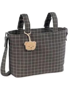 Tartan kockás pelenkázó táska. OUTLET termék
