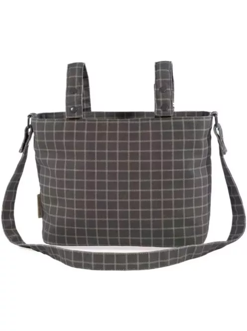 Tartan kockás pelenkázó táska. OUTLET termék