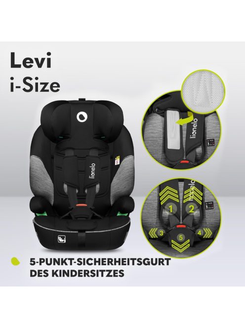  LIONELO Levi I-SIZE 76-150 cm autós gyerekülés, Outlet termék