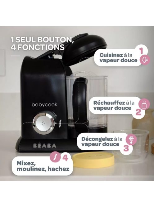 BÉABA Babycook® Solo fekete robotfőző.OUTLET termék