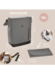 Béaba Oslo Clay pelenkázótáska, OUTLET termék