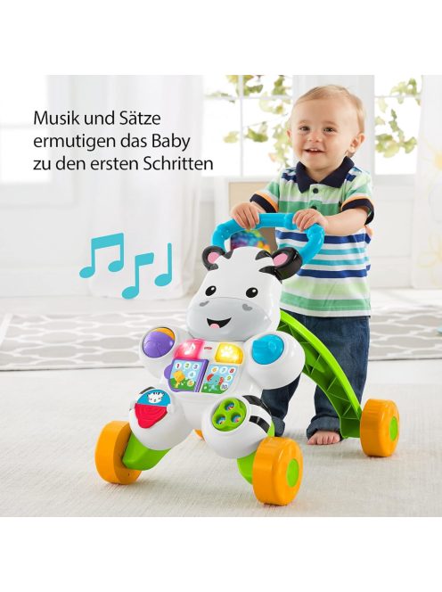 Fisher-Price My Zebra járássegítő NÉMET nyelvű OUTLET termék