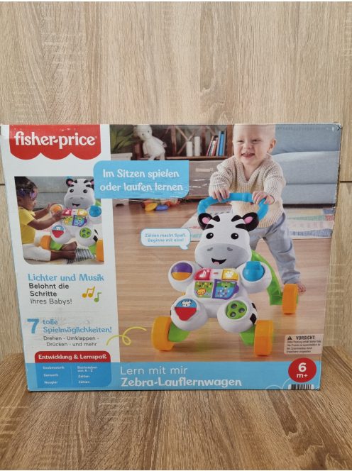 Fisher-Price My Zebra járássegítő NÉMET nyelvű OUTLET termék