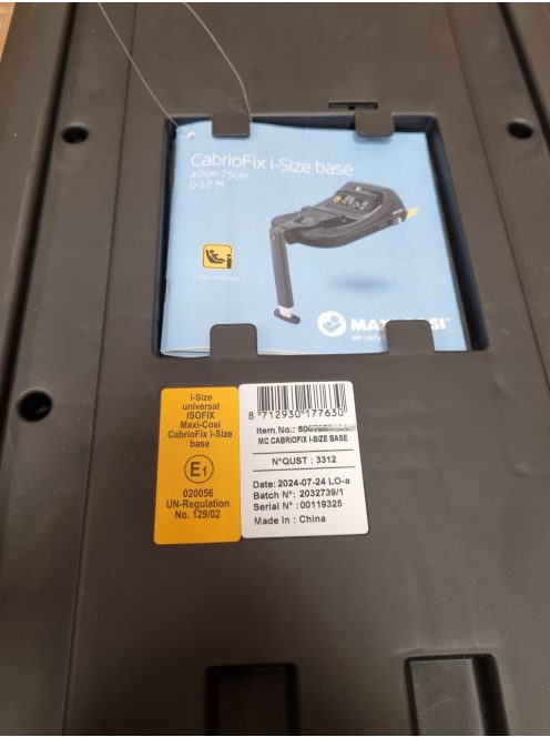 Maxi-Cosi CabrioFix i-Size ISOFIX bázistalp. OUTLET termék